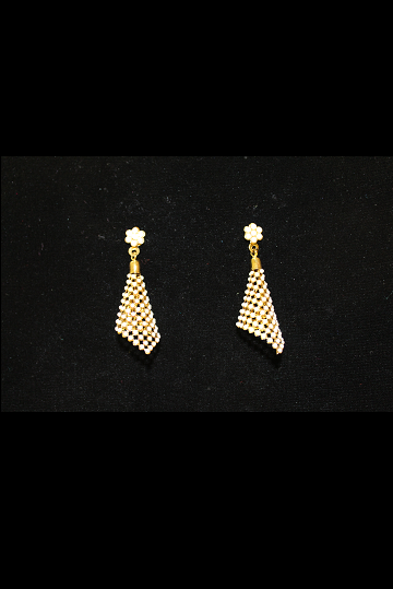 Golden Long Drop Earrings