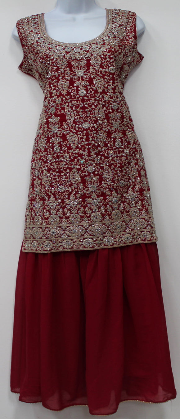 Beautiful Majanta Plazo Suit