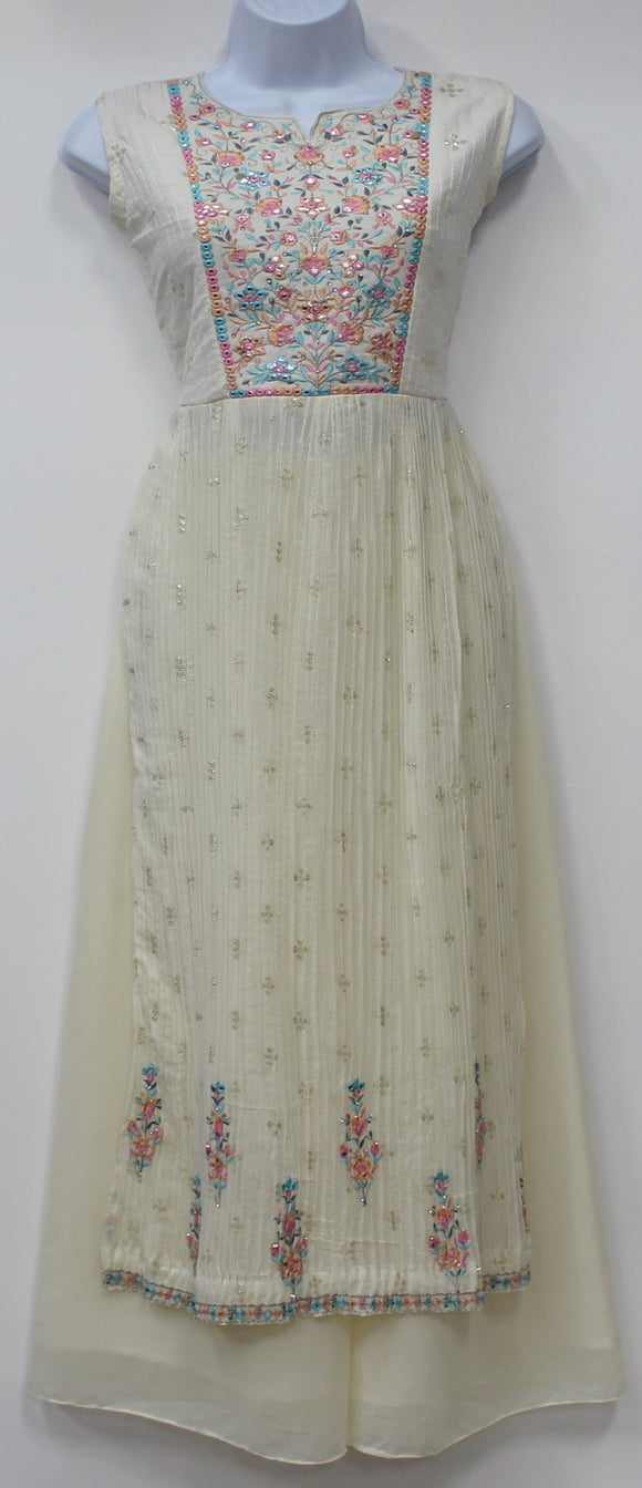 Beautiful Off white Sharara Suit