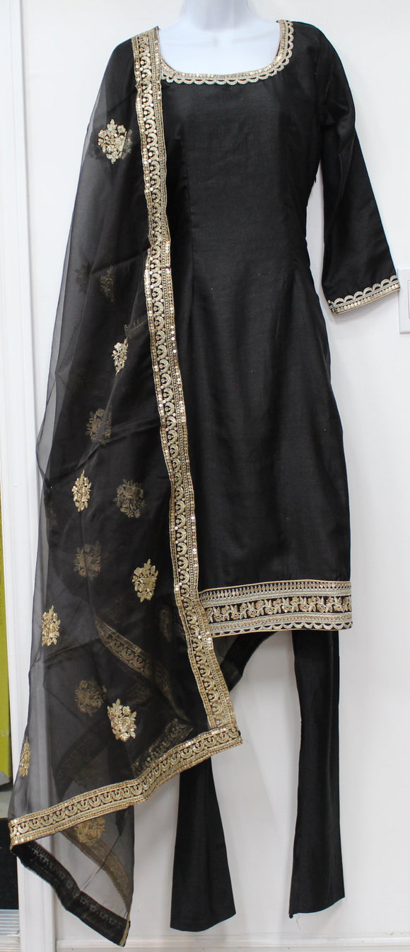 Beautiful Black Suit with Legging