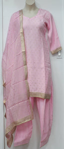 Beautiful Light Pink Patiala Suit