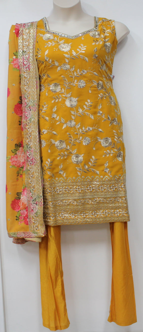 Beautiful Mustard Yellow Legging Suit