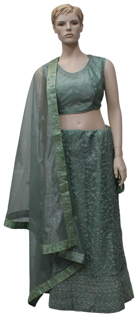 Beautiful Pista Green Lehenga