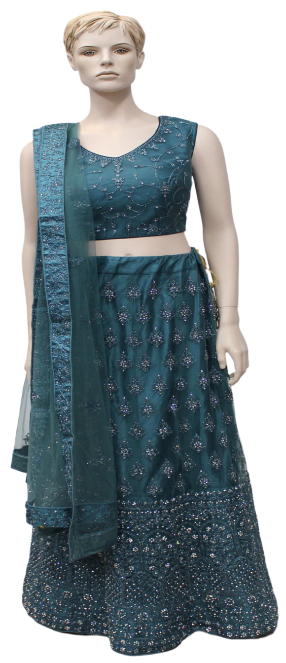 Beautiful Dark Blue Lehenga