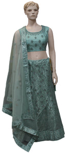 Beautiful Pista Green Lehenga