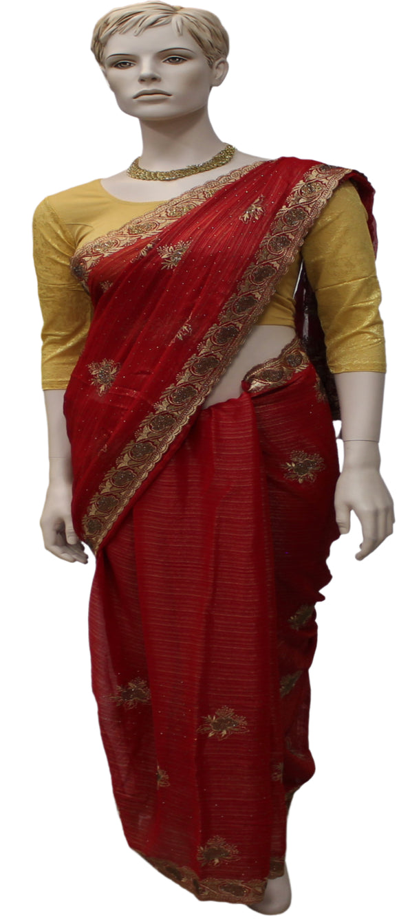 Beautiful Red Saree