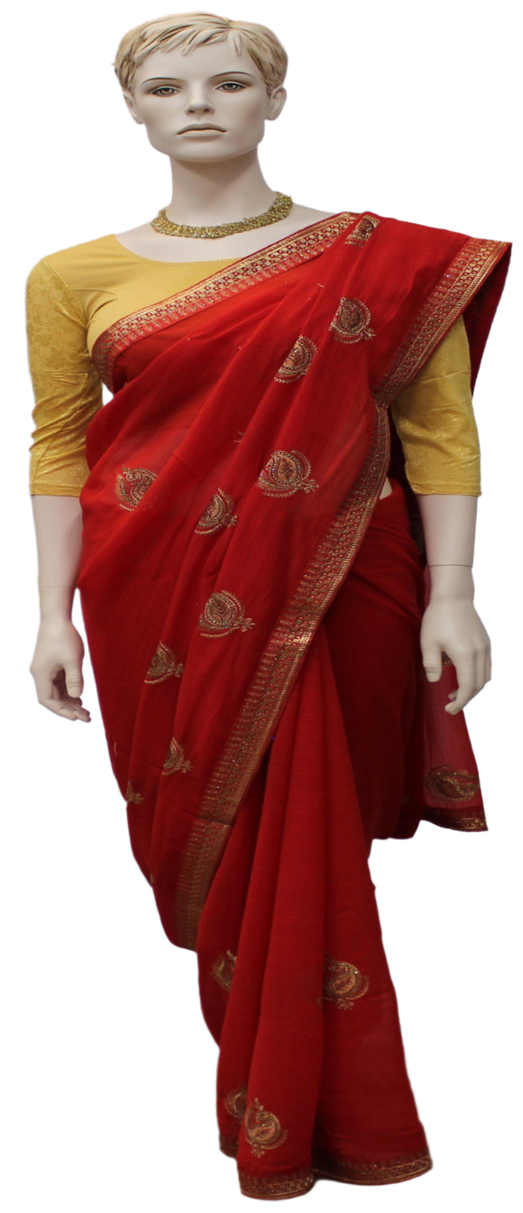 Beautiful Red Saree