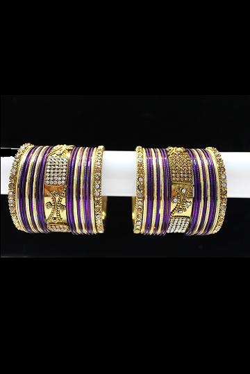 Purple Bangle Set